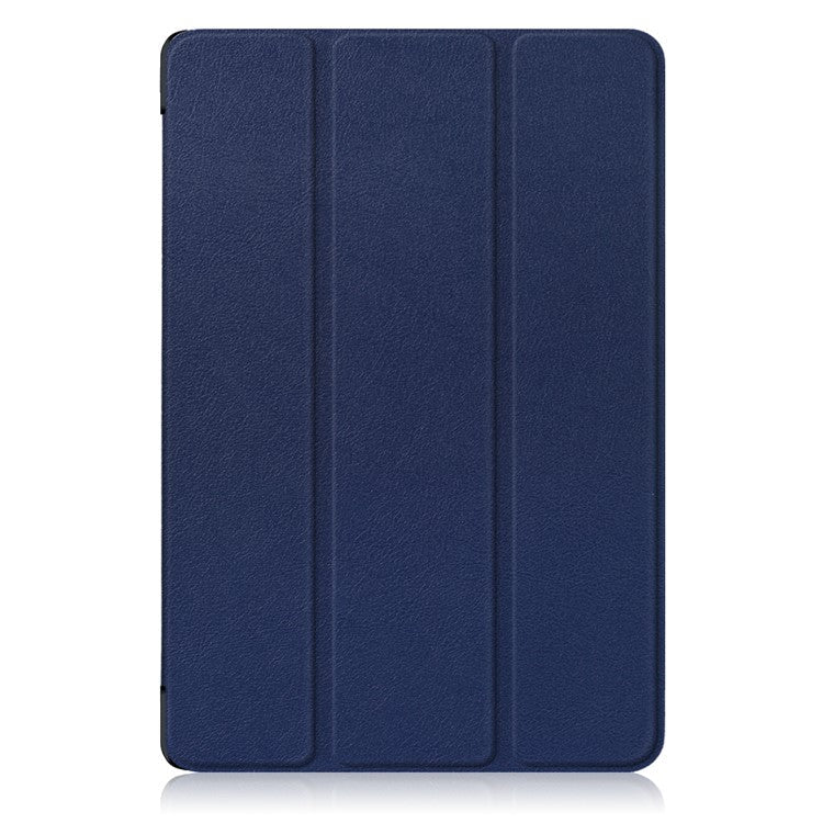Tri-fold Stand PU Leather Protector Shell for Huawei MediaPad M5 10 / M5 10 (Pro) - Dark Blue