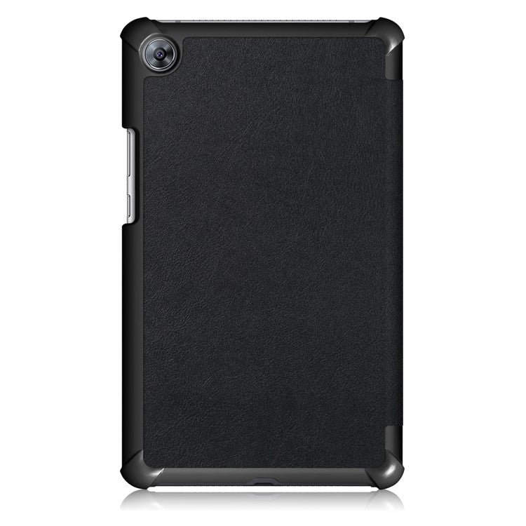 Tri-fold Stand Leather Tablet Smart Case for Huawei MediaPad M5 8 - Black