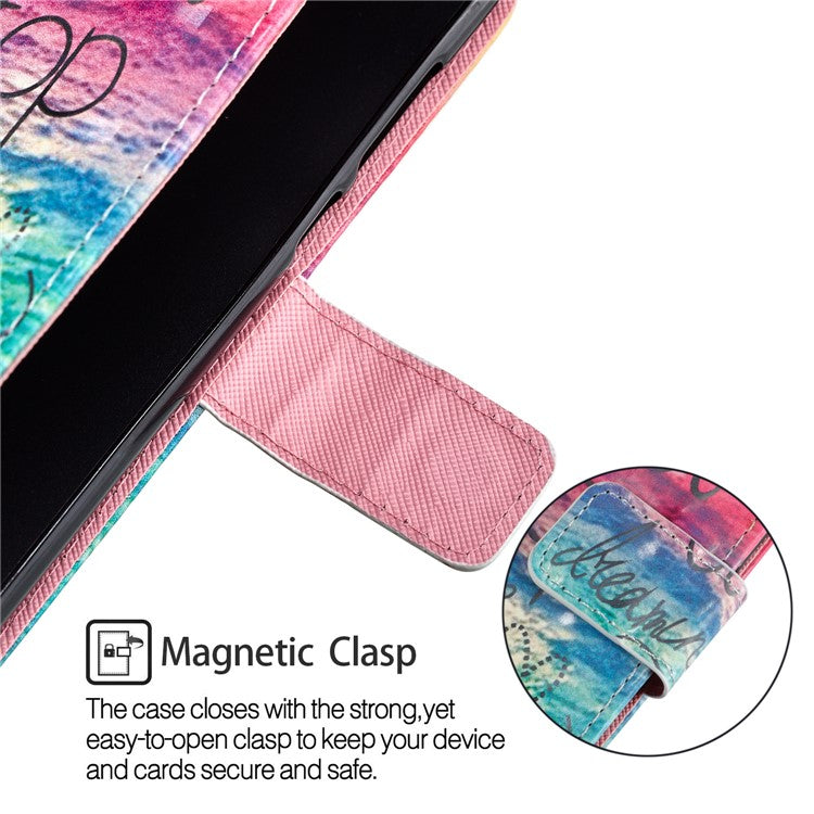 For Huawei P20 Lite / Nova 3e (China) Pattern Printing Leather Stand Magnetic Cellphone Case - Never Stop Learning