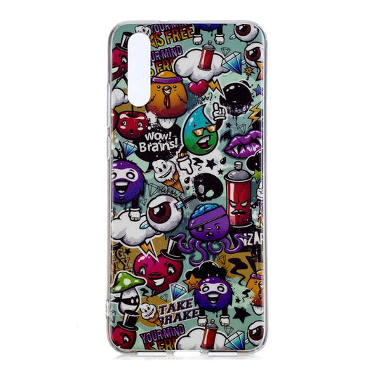 Luminous IMD Patterned Soft TPU Gel Shell for Huawei P20 Pro - Wow Brains