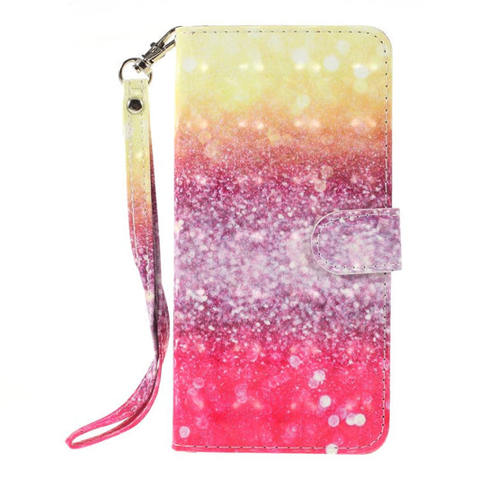 Pattern Printing Wallet Leather Stand Cover for Huawei Y6 (2018)/Honor 7A (without Fingerprint Sensor) - Colorized Pattern