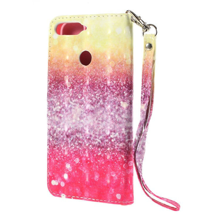 Pattern Printing Wallet Leather Stand Cover for Huawei Y6 (2018)/Honor 7A (without Fingerprint Sensor) - Colorized Pattern