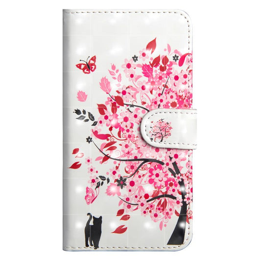 Light Spot Decor Patterned Wallet Stand Leather Mobile Cover for Huawei Y5 (2018) - Flowered Tree