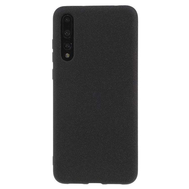 For Huawei P20 Pro Double-sided Matte TPU Mobile Phone Cover - Black