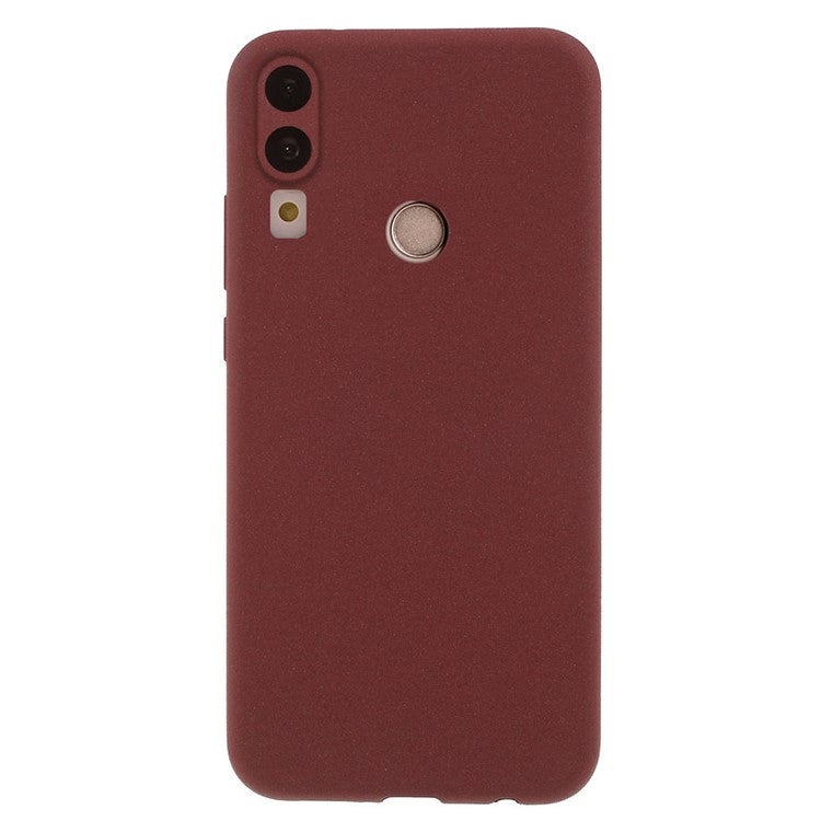For Huawei P20 Lite / Nova 3e Double-sided Matte TPU Phone Casing - Wine Red