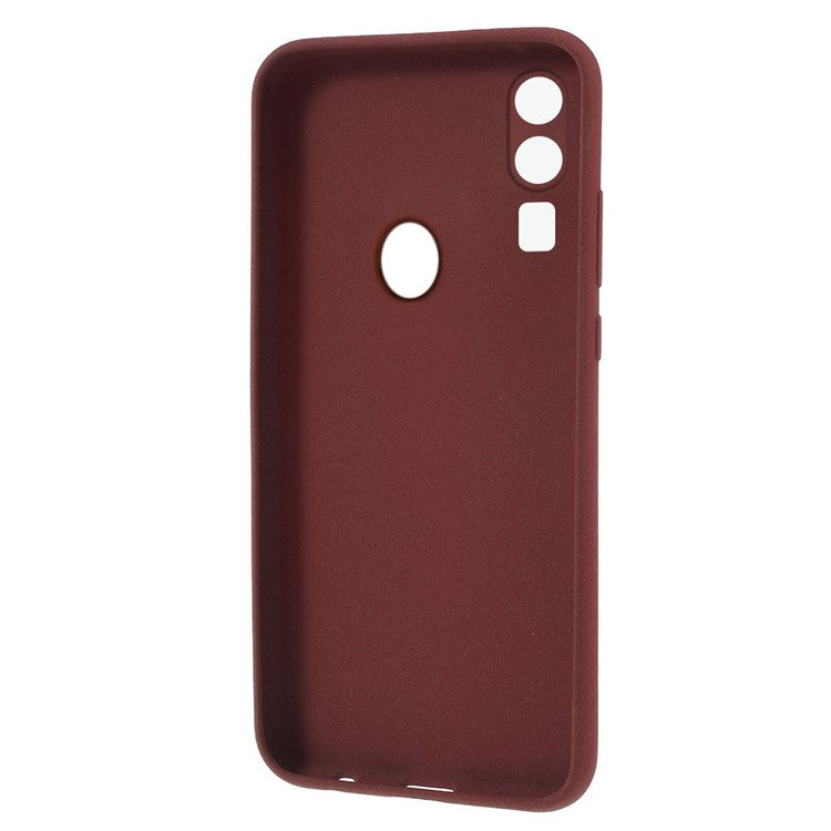 For Huawei P20 Lite / Nova 3e Double-sided Matte TPU Phone Casing - Wine Red