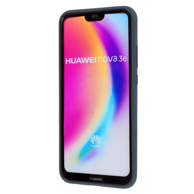 For Huawei P20 Lite / Nova 3e Double-sided Matte TPU Case Accessories Mobile - Dark Blue