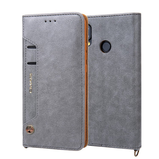 CMAI2 PU Leather Card Slots Phone Protection Casing for Huawei P20 Lite / Nova 3e (China) - Grey