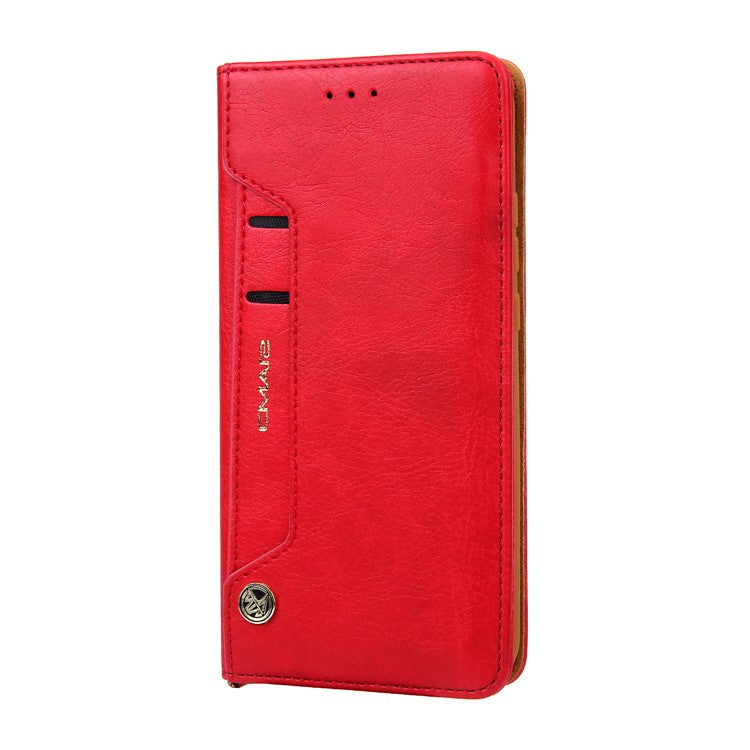CMAI2 PU Leather Card Slots Phone Case for Huawei P20 Lite / Nova 3e (China) - Red