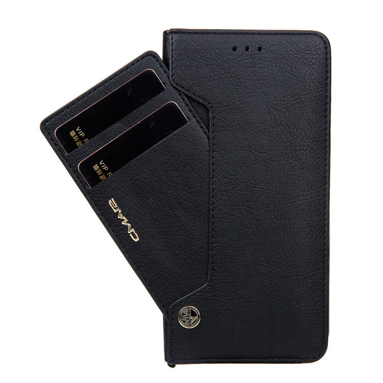 CMAI2 PU Leather Card Slots Mobile Casing for Huawei P20 Pro - Black