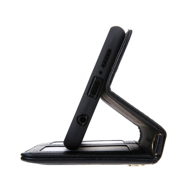 CMAI2 PU Leather Card Slots Mobile Casing for Huawei P20 Pro - Black