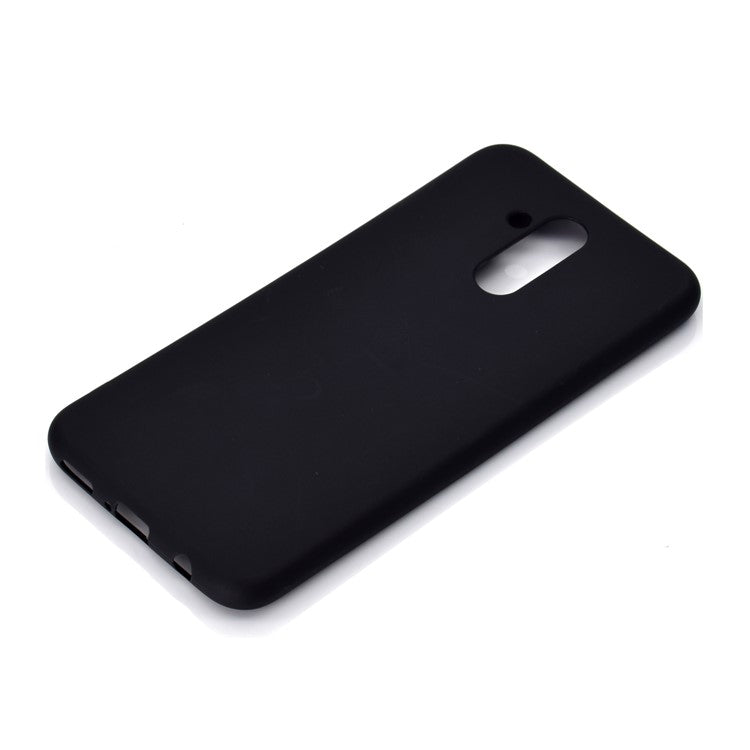 Solid Color Matte TPU Protector Case for Huawei Mate 20 Lite - Black