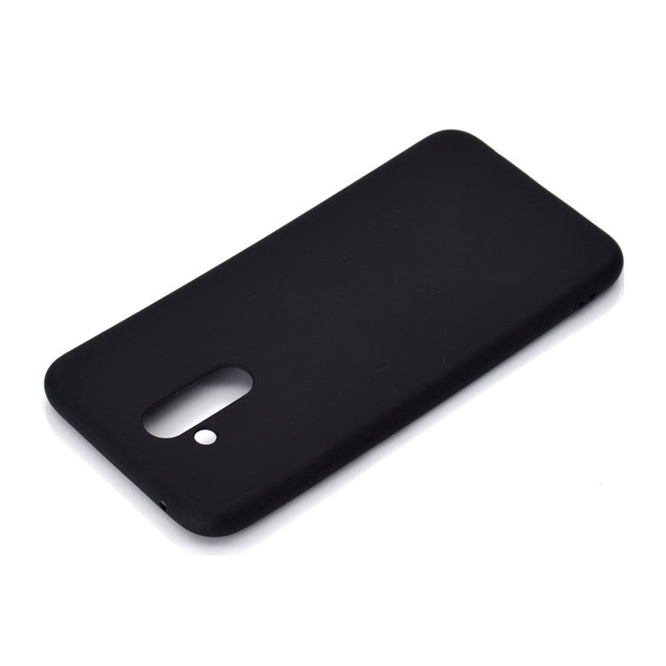 Solid Color Matte TPU Protector Case for Huawei Mate 20 Lite - Black