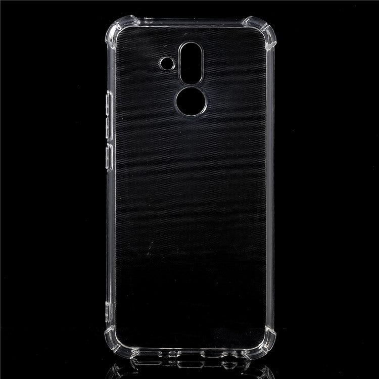 Shock Absorption Clear TPU Cell Phone Case for Huawei Mate 20 Lite