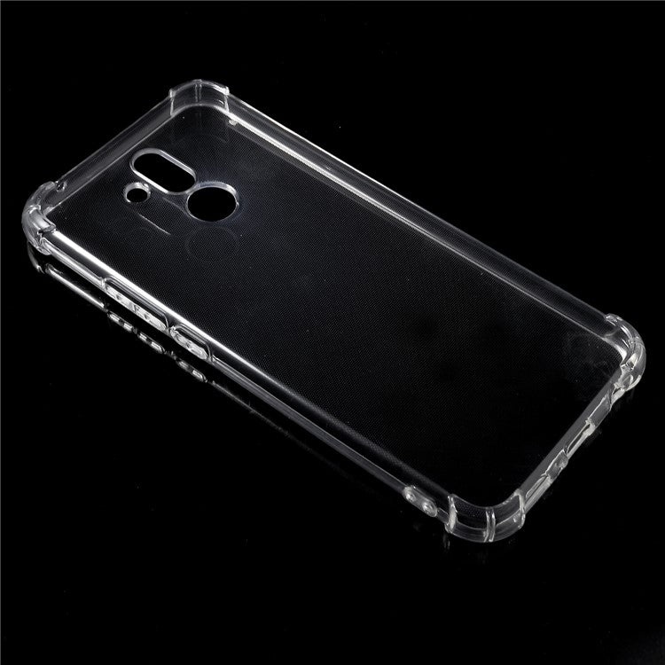 Shock Absorption Clear TPU Cell Phone Case for Huawei Mate 20 Lite