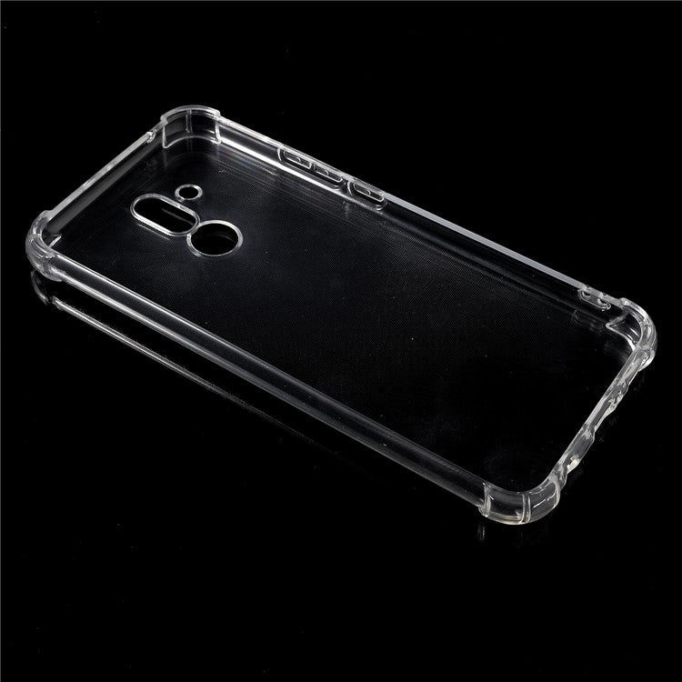 Shock Absorption Clear TPU Cell Phone Case for Huawei Mate 20 Lite