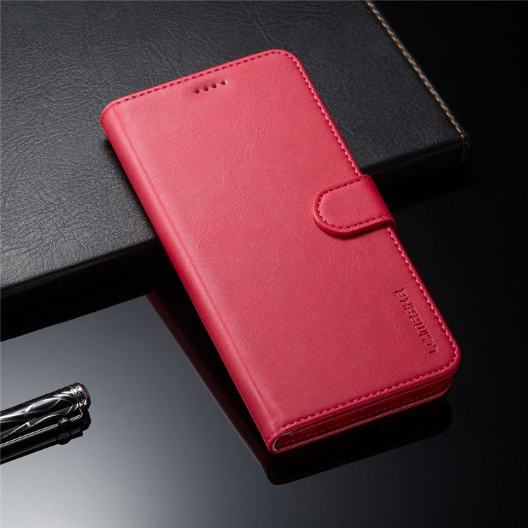 LC.IMEEKE Leather Stand Case with Card Slots for Huawei Mate 20 Lite - Rose