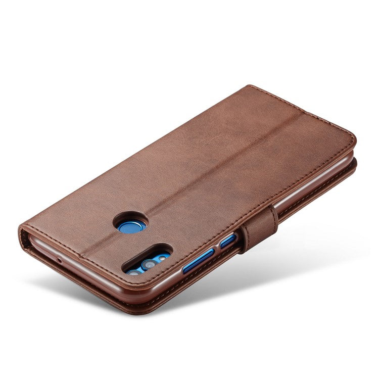LC.IMEEKE Wallet Leather Stand Case for Huawei Honor 8X / Honor View 10 Lite - Coffee