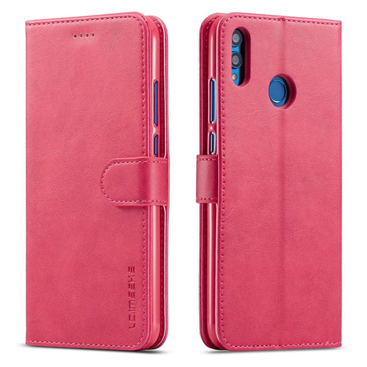 LC.IMEEKE Leather Wallet Case for Huawei Honor 8X / Honor View 10 Lite - Rose