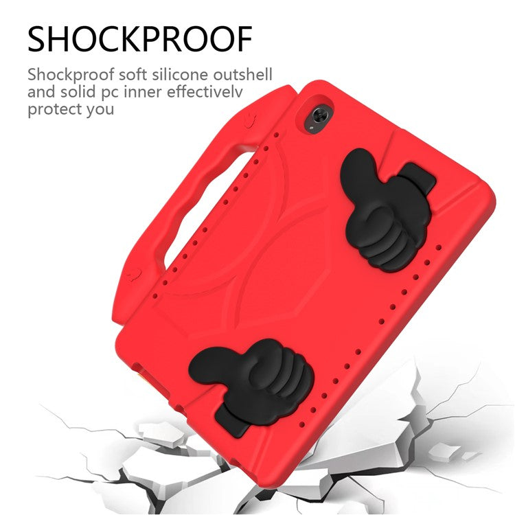 Shockproof Thumb Kickstand EVA Shell for Huawei MediaPad M5 10 (10.8")/MediaPad M5 (Pro) 10.8"/MediaPad M6 10.8-inch - Red