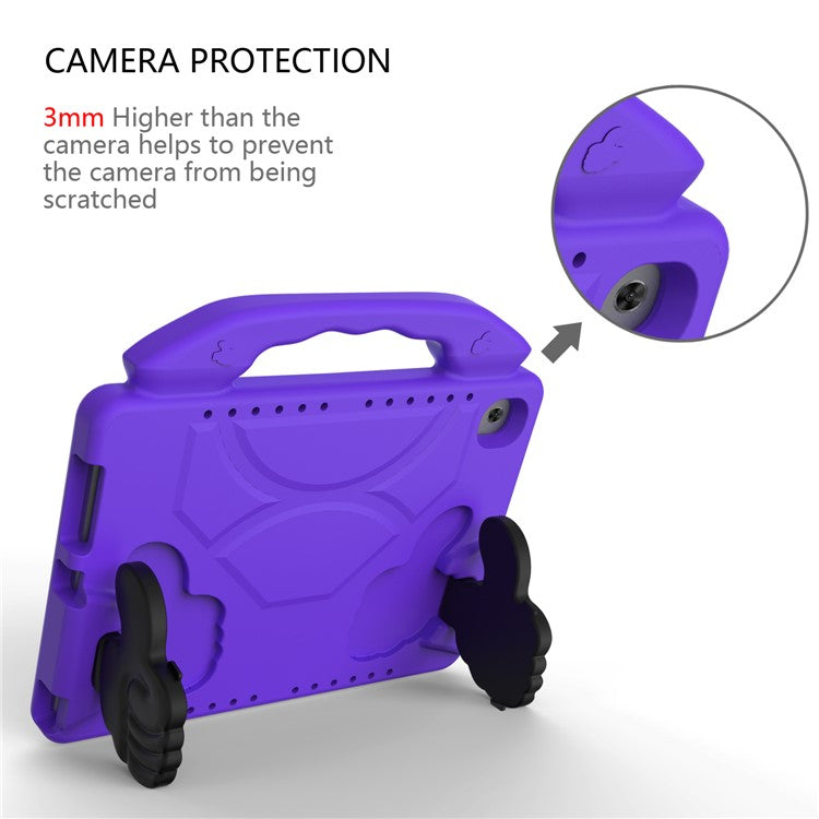 Shockproof Thumb Kickstand EVA Shell for Huawei MediaPad M5 10 (10.8")/MediaPad M5 (Pro) 10.8"/MediaPad M6 10.8-inch - Purple