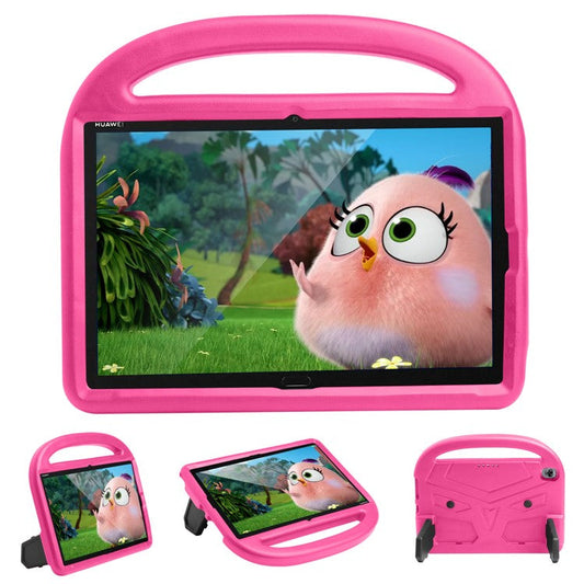 Sparrow Style Shockproof Kickstand EVA Tablet Shell for Huawei MediaPad M5 10 (10.8")/MediaPad M6 10.8-inch - Rose