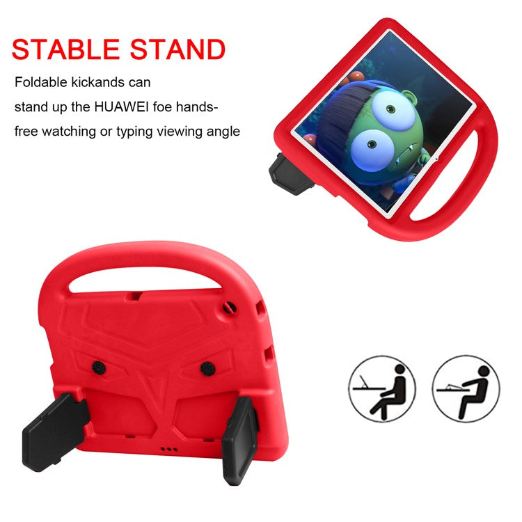 Sparrow Style Shockproof Kickstand EVA Tablet Case for Huawei MediaPad T3 10 - Red