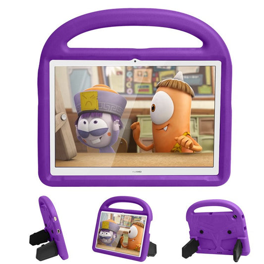 Sparrow Style Shockproof Kickstand EVA Tablet Case for Huawei MediaPad T3 10 - Purple