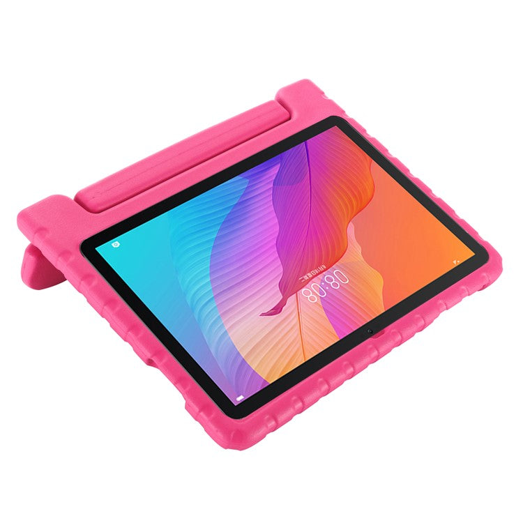 Anti-shock Kickstand EVA Tablet Case for Huawei MatePad T10S/Enjoy Tablet 2 10.1/Honor Pad 6 10.1-inch - Red