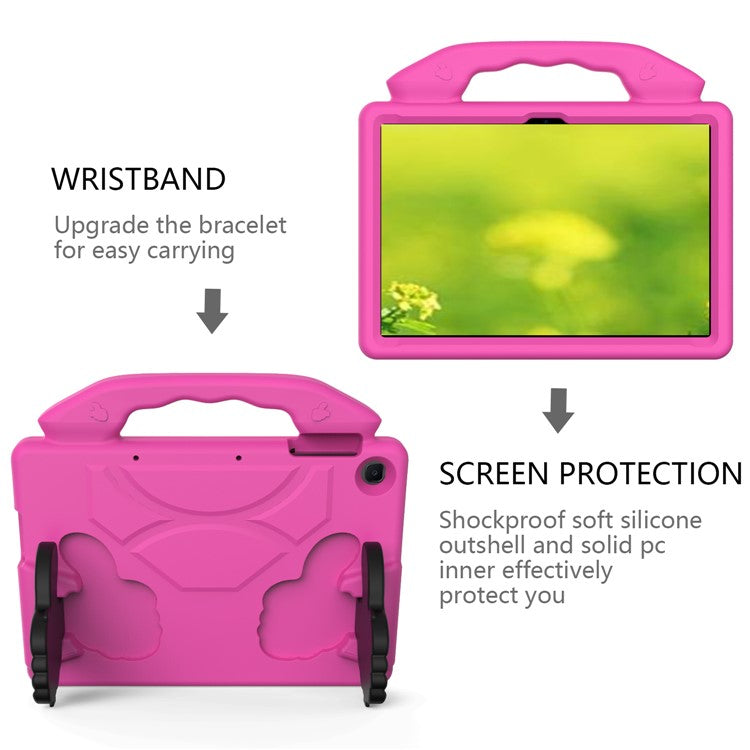 Thumb Kickstand EVA Case for Huawei Enjoy Tablet 2 10.1/Honor Pad T6 10.1-inch/Honor Pad X6/MatePad T10/T10s - Rose