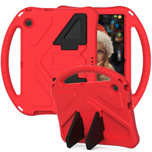 Anti-shock EVA Kickstand Case with Pen Slot Handle for Huawei MediaPad T3 10 9.6-inch - Red