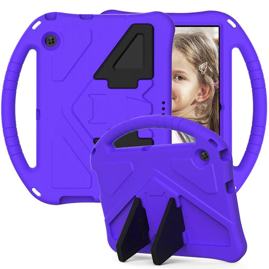 Anti-shock EVA Kickstand Case with Pen Slot Handle for Huawei MediaPad T3 10 9.6-inch - Purple