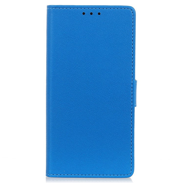 Stand Wallet Design PU Leather Phone Case for Honor 50 Pro - Blue