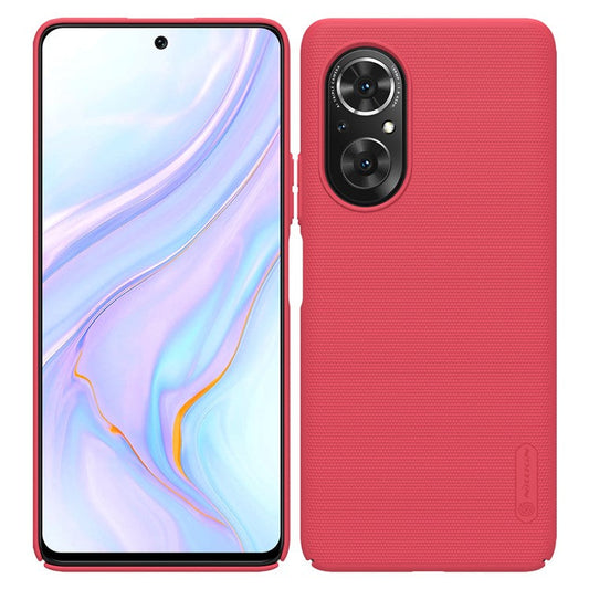 NILLKIN Full Protective Super Frosted Shield Series Mobile Phone Cover Back Case for Honor 50 SE - Red