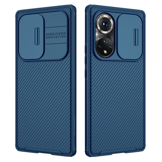 NILLKIN CamShield Pro PC + TPU Hybrid Anti-drop Cover Shell with Camera Cover for Honor 50 Pro / Huawei nova 9 Pro - Blue
