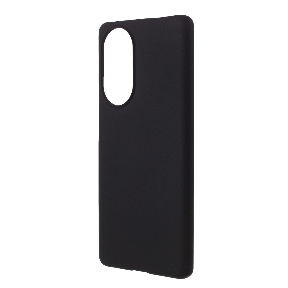 Colorful Rubberized Workmanship Plastic Phone Case for Honor 50 / Huawei nova 9 - Black
