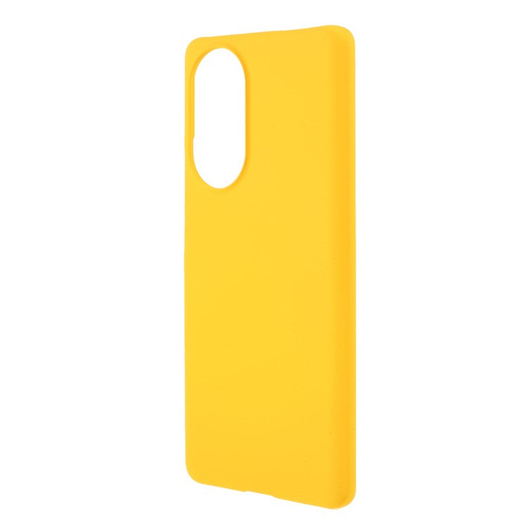 Colorful Rubberized Workmanship Plastic Phone Case for Honor 50 / Huawei nova 9 - Yellow