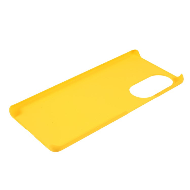 Colorful Rubberized Workmanship Plastic Phone Case for Honor 50 / Huawei nova 9 - Yellow