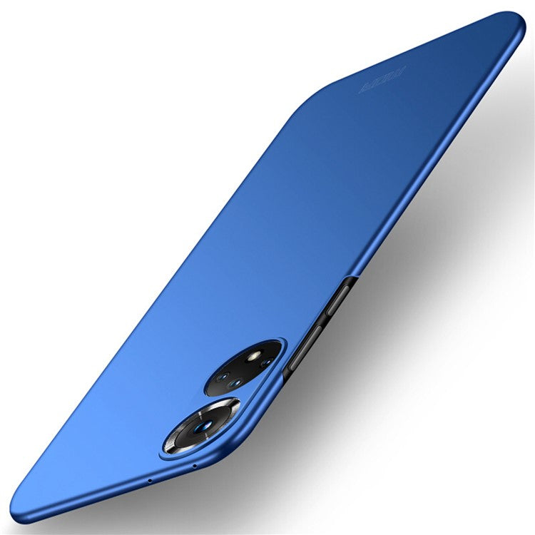 MOFI Shield Slim Frosted Finish Surface PC Phone Case Cover for Honor 50 - Blue