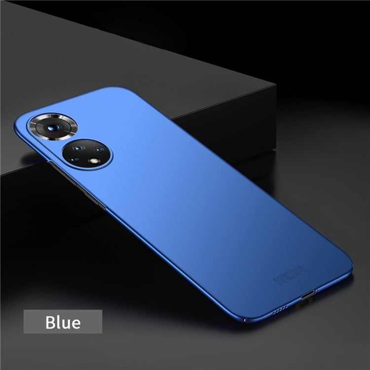 MOFI Shield Slim Frosted Finish Surface PC Phone Case Cover for Honor 50 - Blue