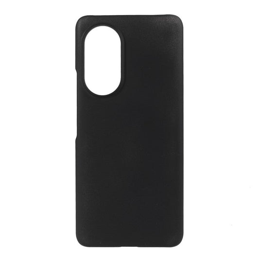 Multiple Color Drop-Proof Rubberized Hard Plastic Phone Case for Honor 50 SE - Black