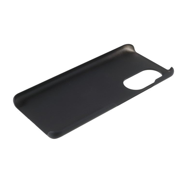 Multiple Color Drop-Proof Rubberized Hard Plastic Phone Case for Honor 50 SE - Black