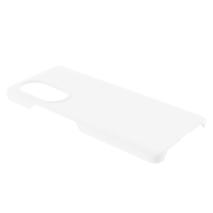 Multiple Color Drop-Proof Rubberized Hard Plastic Phone Case for Honor 50 SE - White