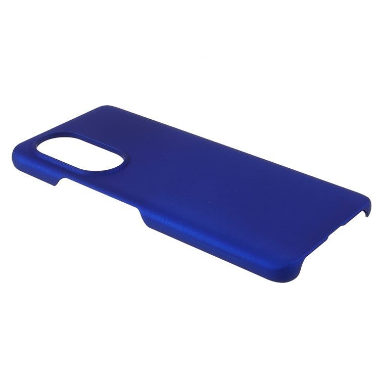 Multiple Color Drop-Proof Rubberized Hard Plastic Phone Case for Honor 50 SE - Blue