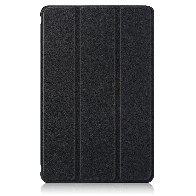 Tri-fold Stand Leather Tablet Cover Case for Honor Tablet V7 - Black