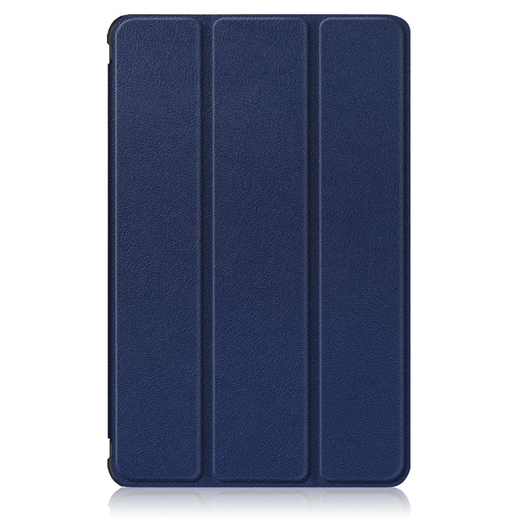 Tri-fold Stand Leather Tablet Cover Case for Honor Tablet V7 - Blue