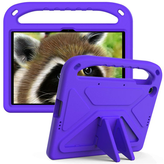 Shock-Absorbed Hand-Hold Grip EVA Tablet Case with Kickstand for Huawei Enjoy Tablet 2 10.1/MatePad T 10S 10.1 inch/MatePad T 10 9.7 inch/Honor Pad 6 10.1-inch/Pad X6 9.7 inch - Purple