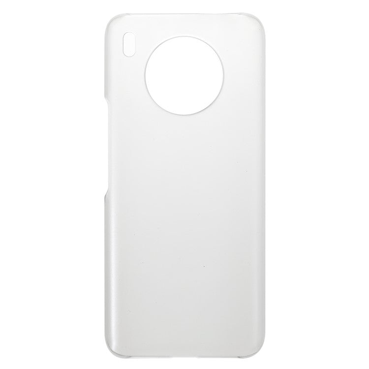 Rubberized Hard Plastic Shockproof Protective Phone Cover for Huawei nova 8i / Honor X20/Honor 50 Lite - Transparent