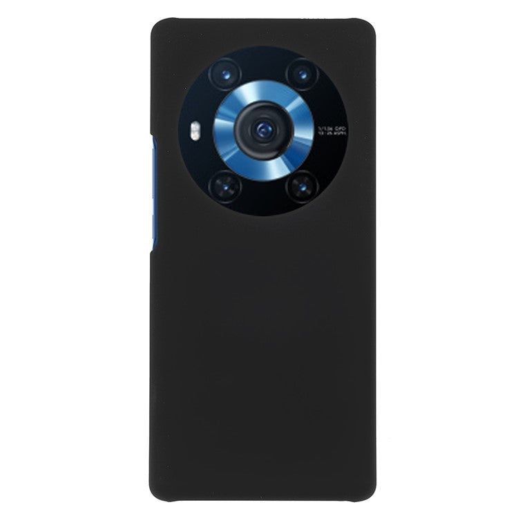 Glossy Surface Rubberized Hard PC Anti-Scratch Protective Phone Case for Honor Magic3 - Black