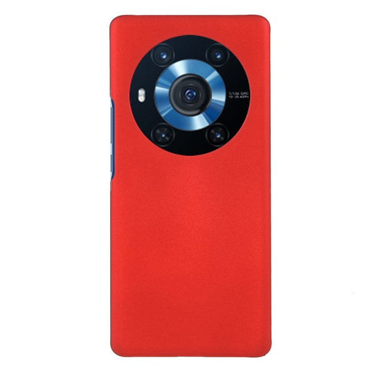 Glossy Surface Rubberized Hard PC Anti-Scratch Protective Phone Case for Honor Magic3 - Red